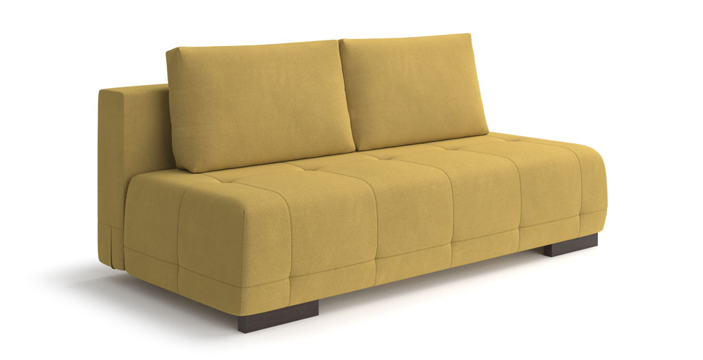 Диван-кровать «Льюис 2» Maxx 560 велюр желтый купить от 48270 руб. винтернет-магазине Фабрики PUSHE в Москве