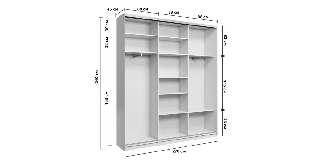 Встроенный шкаф: как продумать грамотную комплектацию