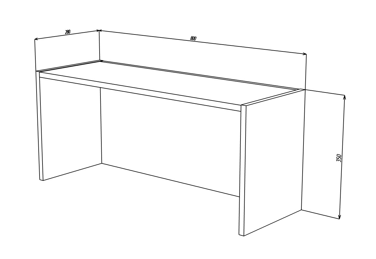 Полка верхняя «Билли IKEA» Белый fsta-19353 Белый