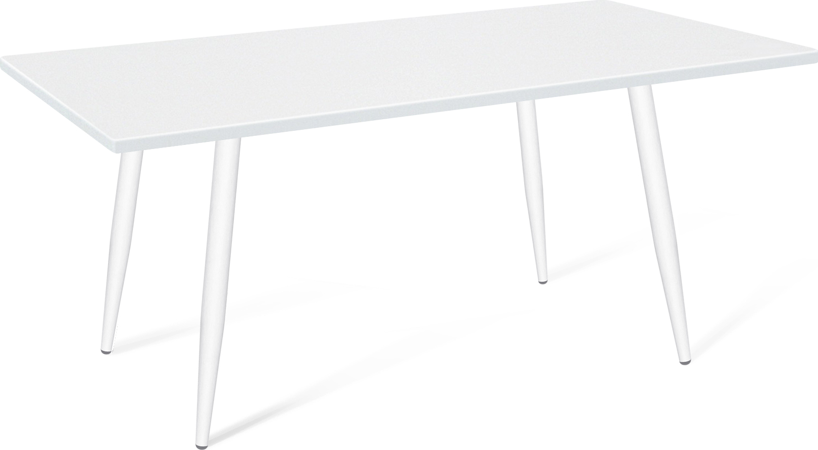 Стеклянный стол алингсос белый белая шагрень