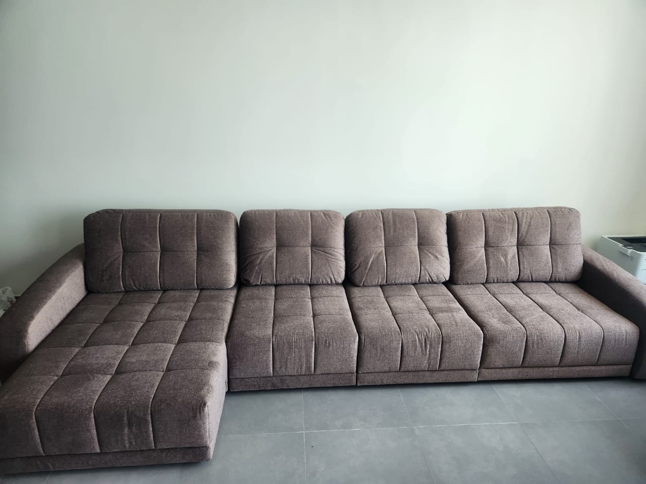 Модульный диван «Джефферсон» велюр бежевый купить от 178780 руб. винтернет-магазине Фабрики PUSHE в Москве